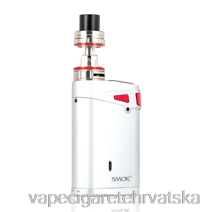 Vape Cigareta Smok Marshal G320 Tc Starter Kit Srebrno Tijelo / Crveni Gumb Za Paljenje